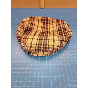 Cappelli Straworld Driving Cap Plaid Newsboy Hat Wool Blend Style